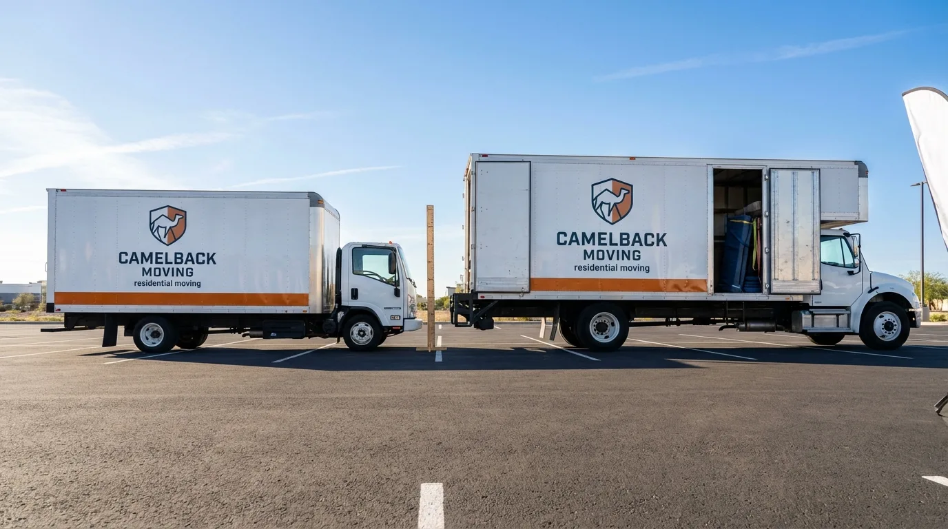 Moving truck size capacity guide in Friedensburg